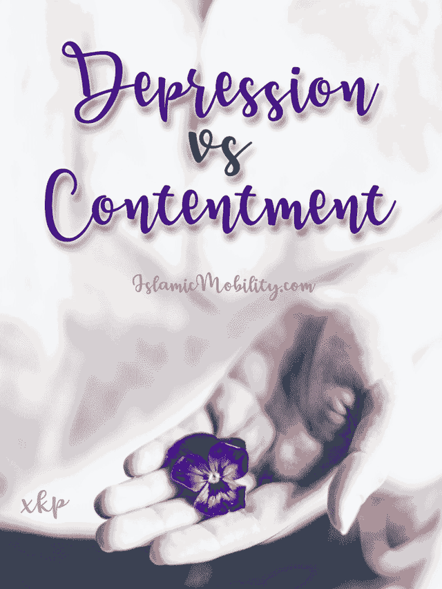 Depression Vs Contentment by Unknown